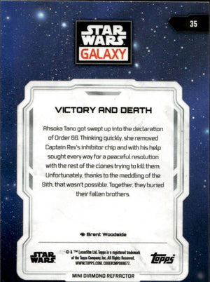 2024 Topps Star Wars Galaxy Chrome - Base - Mini Diamond #35 Victory and Death - B