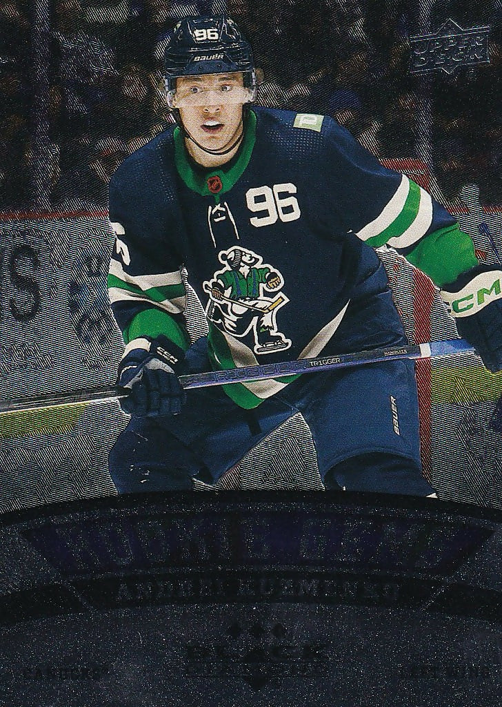 2022-23 Upper Deck 2006-07 Black Diamond Retro #BD-36 Andrei Kuzmenko Vancouver Canucks