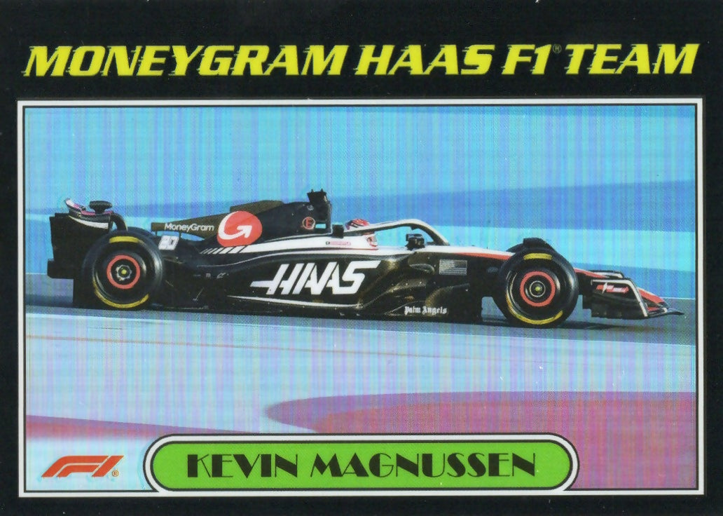 2023 Topps Chrome Formula 1 Autos of 1977 #AU77-KM Kevin Magnussen - Moneygram Haas F1 Team - A