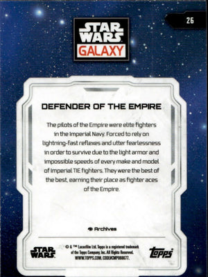 2024 Topps Star Wars Galaxy Chrome - Base #26 Defender Of The Empire - B
