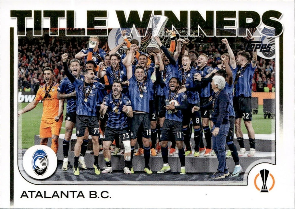 2024-25 Topps UEFA Club Competitions - Base #106 Atalanta B.C - UEFA Europa League Final - A