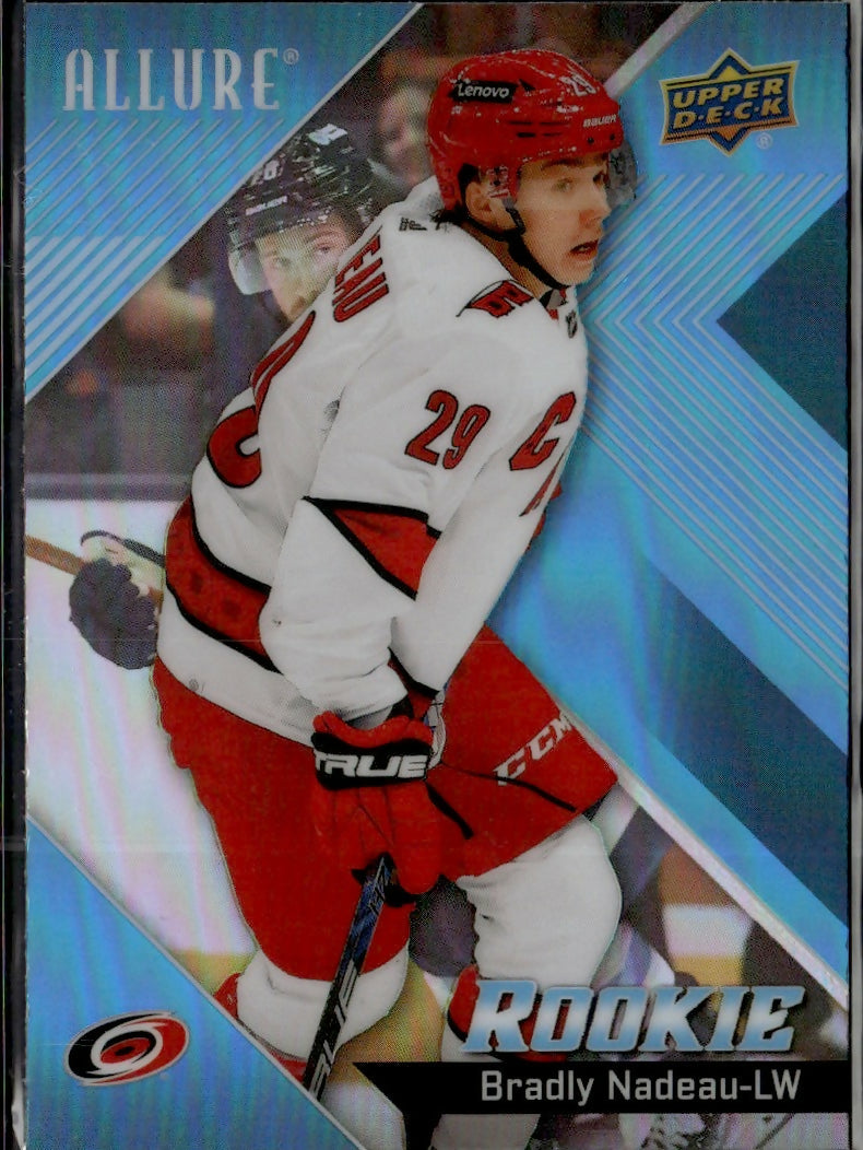2024-25 Upper Deck Allure Hockey - Base - Rookie #138 Bradley Nadeau - Carolina Hurricanes - A