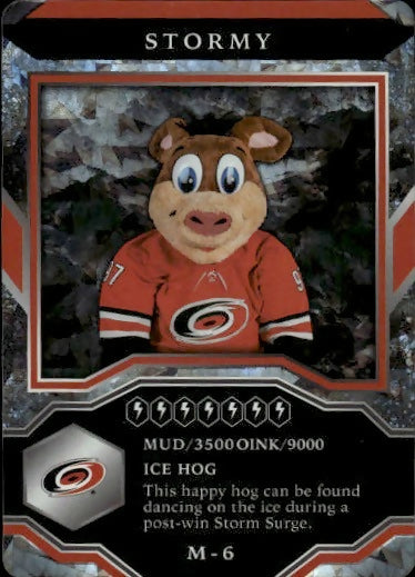 2021-22 Upper Deck MVP Hockey - Mascots #M-6 Stormy - Carolina Hurricanes