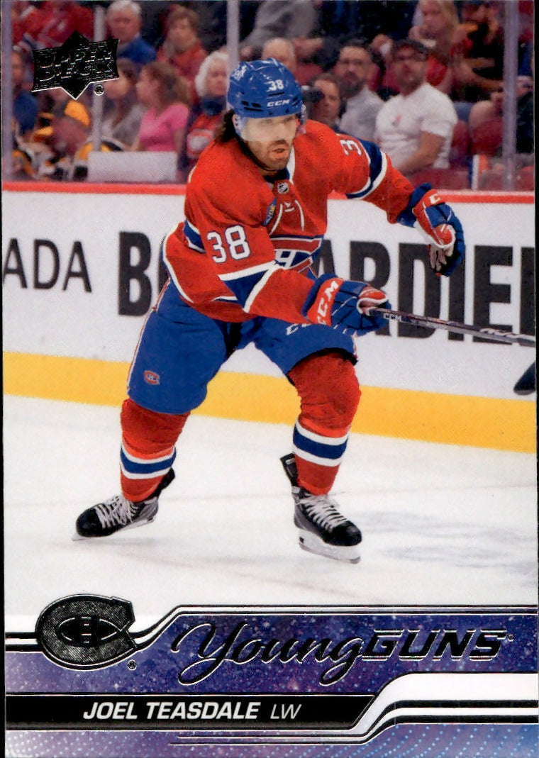 2023-24 Upper Deck Series 2 Hockey - Base - Young Guns #459 Joel Teasdale - Montreal Canadiens - A