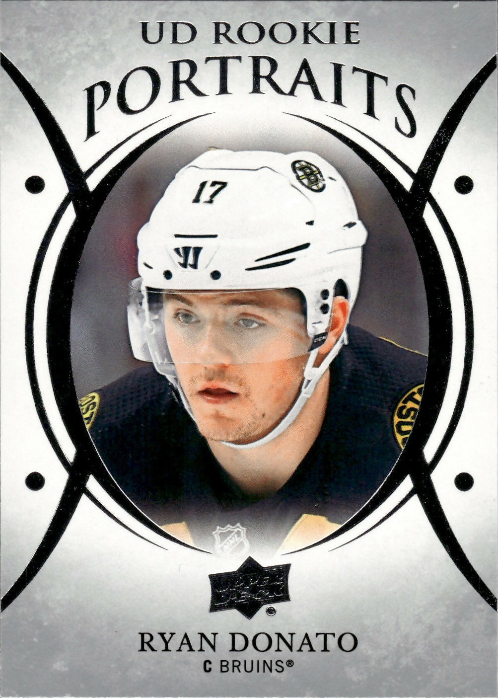 2018-19 Upper Deck Series 1 Hockey - UD Portraits - Rookie #P-46 Ryan Donato - Boston Bruins