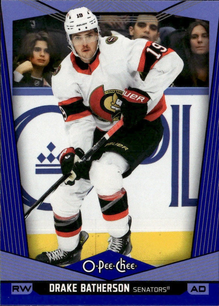 2024-25 Upper Deck O-Pee-Chee - Base - Blue #287 Drake Batherson - Ottawa Senators - A