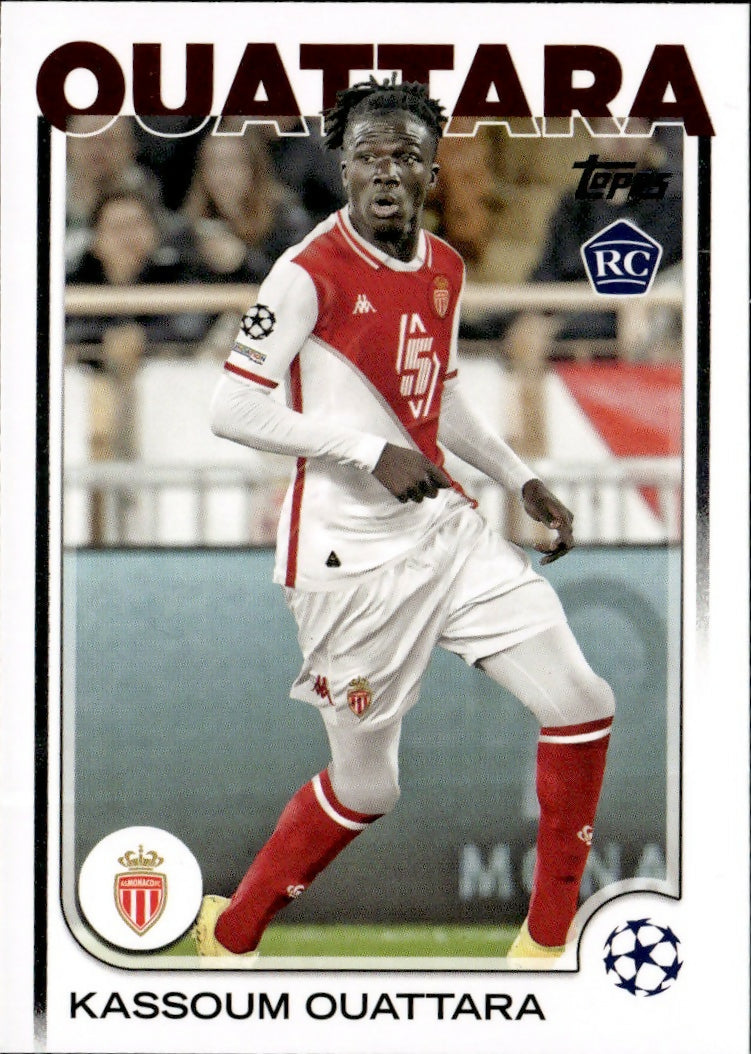 2024-25 Topps UEFA Club Competitions - Base #103 Kassoum Ouattara - AS Monaco - A