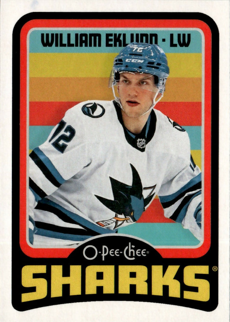 2024-25 Upper Deck O-Pee-Chee - Base - Retro #273 William Eklund - San Jose Sharks - A