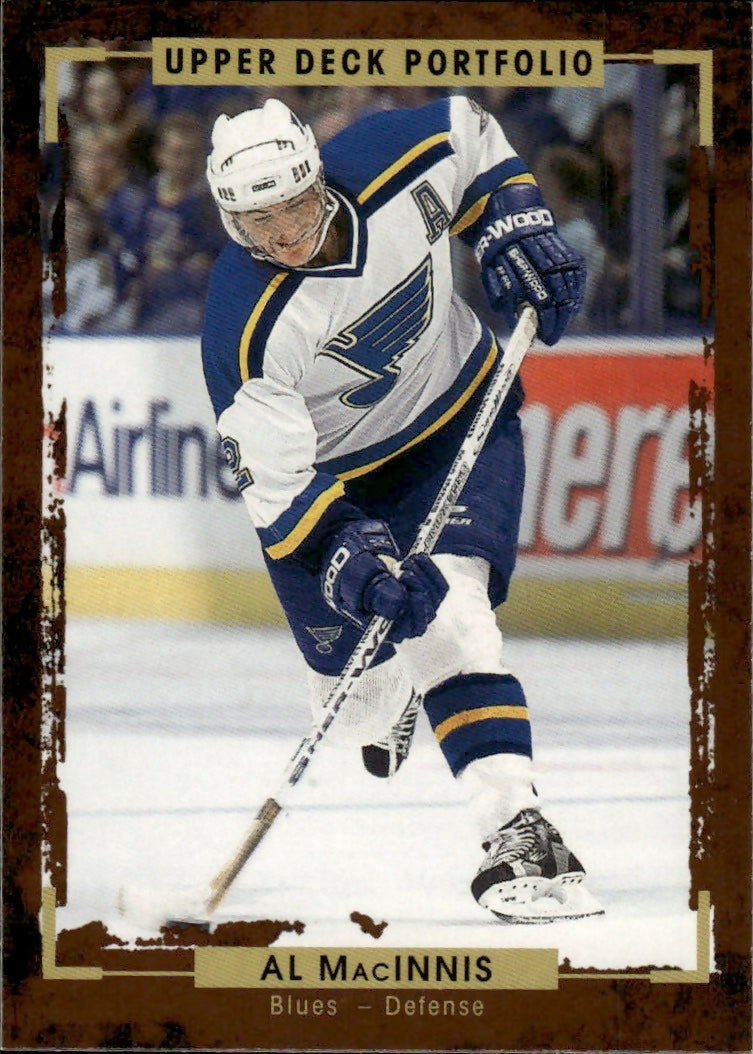 2015-16 Upper Deck Portfolio Hockey - Base #198 Al MacInnis - St. Louis Blues