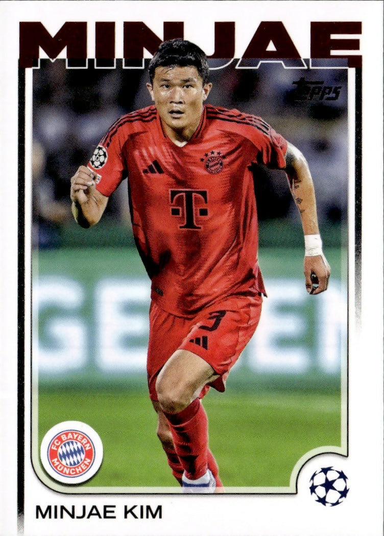 2024-25 Topps UEFA Club Competitions - Base #55 Minjae Kim - FC Berern Munchen - A
