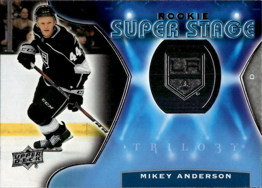 2020-21 Upper Deck Trilogy Hockey - Rookie Super Stage #RSS-15 Mikey Anderson - Los Angeles Kings - A