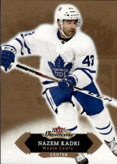 2016-17 Upper Deck Fleer Showcase Hockey - Base #33 Nazem Kadri - Toronto Maple Leafs