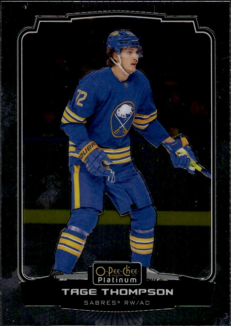 2022-23 Upper Deck O-Pee-Chee Platinum Hockey - Base #132 Tage Thompson - Buffalo Sabres