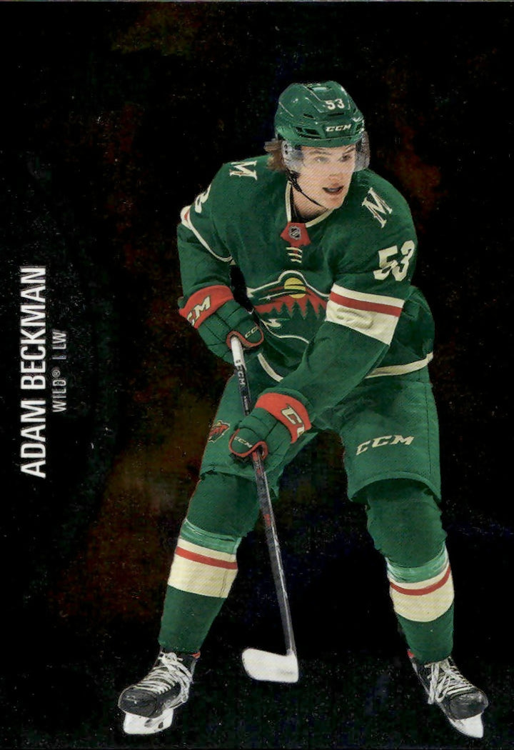 2021-22 Upper Deck Skybox Metal Universe Hockey - Base #176 Adam Beckman - Minnesota Wild - A