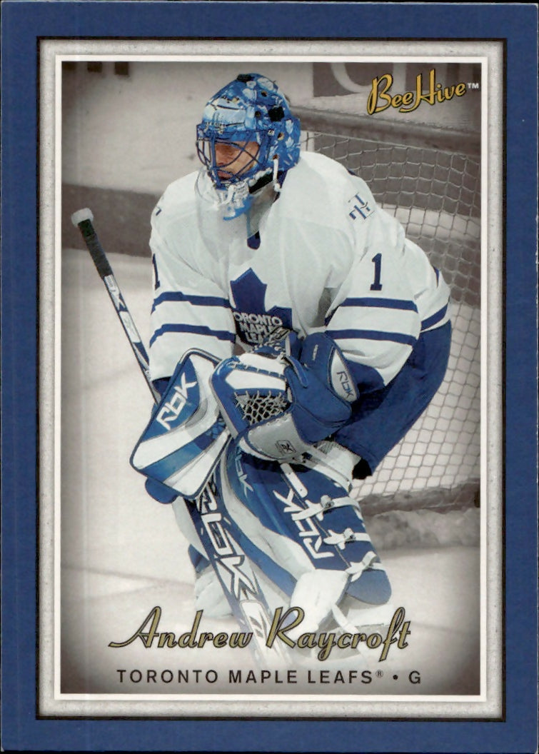 2006-07 Upper Deck - Bee Hive Hockey - Base - Blue #8 Andrew Raycroft - Toronto Maple Leafs - A
