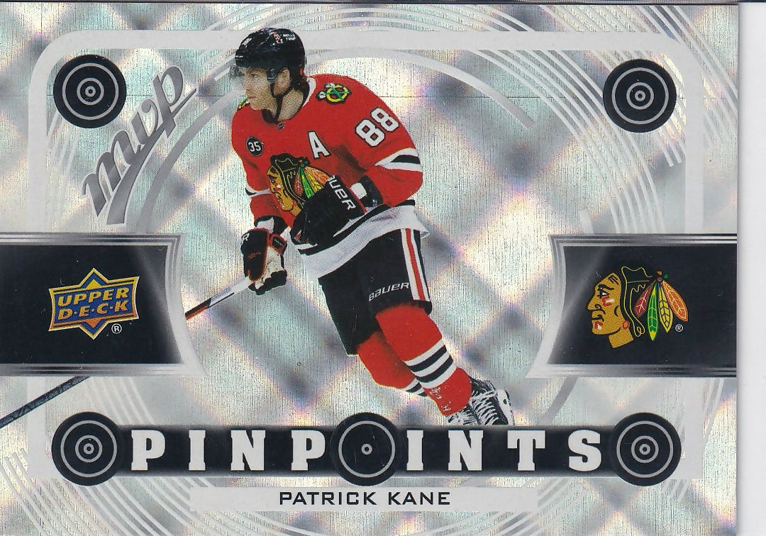 2022-23 Upper Deck MVP Pinpoints #PP-1 Patrick Kane Chicago Blackhawks