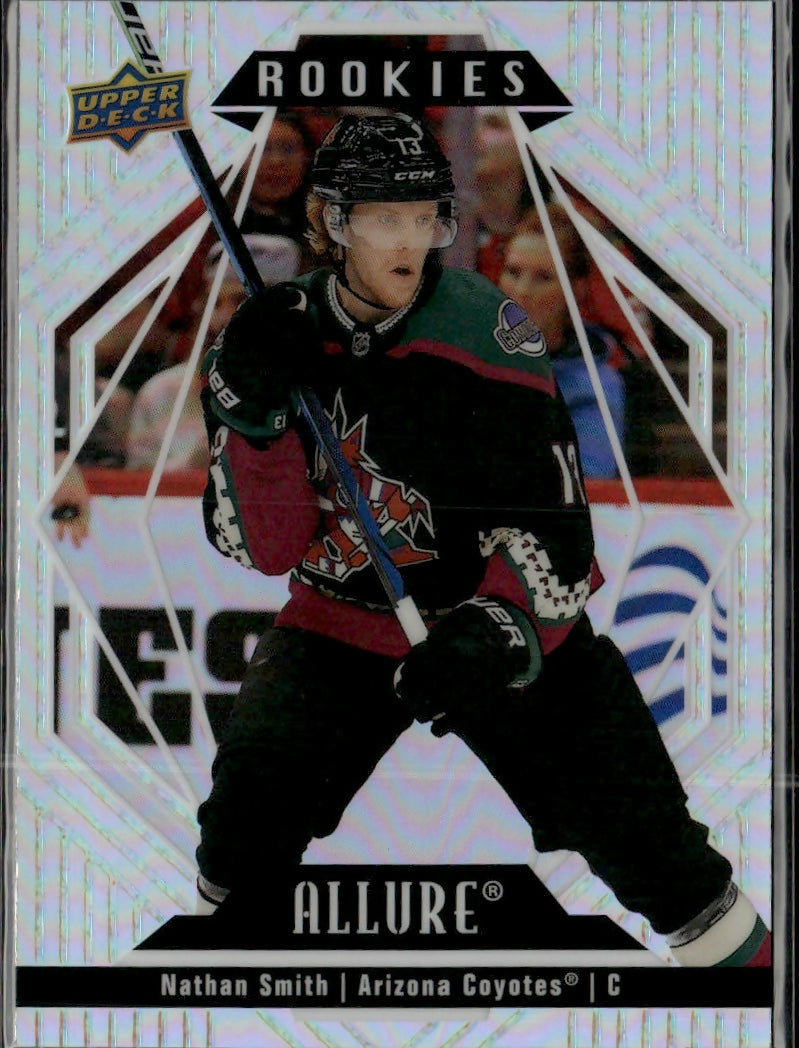 2022-23 Upper Deck Allure Hockey - Base - Rookies #128 Nathan Smith - Arizona Coyotes