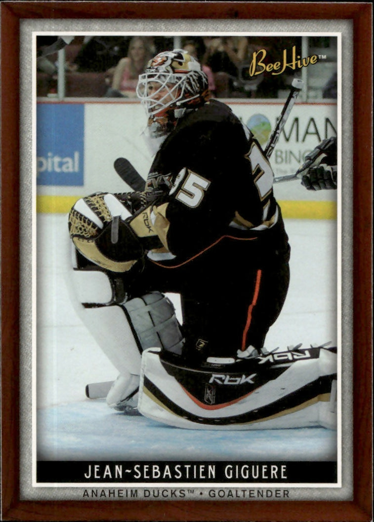 2006-07 Upper Deck - Bee Hive Hockey - Base #100 Jean-Sebastien Giguere - Anaheim Ducks - A