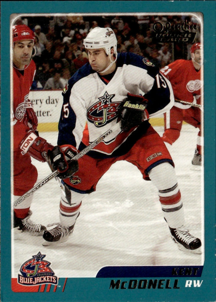 2003-04 O-Pee-Chee - Base #312 Kent McDonell - Columbus Blue Jackets - A