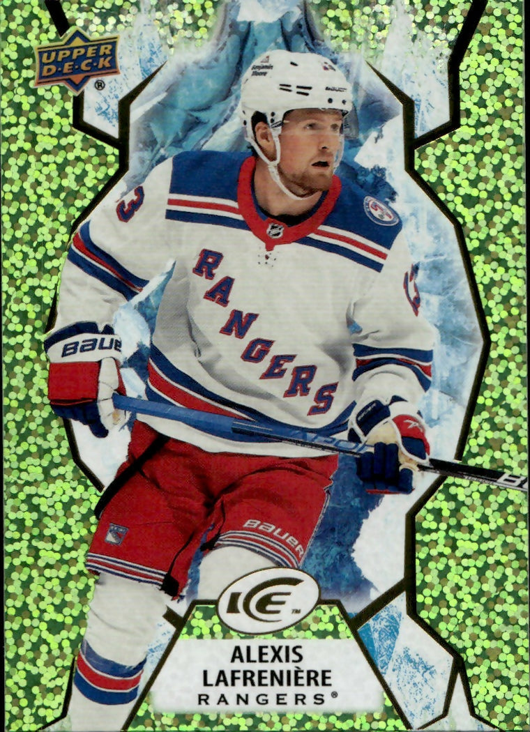 2021-22 Upper Deck Ice Hockey - Base - Green #81 Alexis Lafreniere - New York Rangers - A