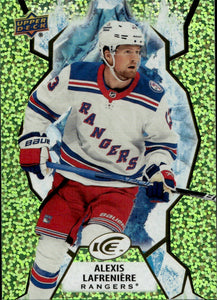 2021-22 Upper Deck Ice Hockey - Base - Green #81 Alexis Lafreniere - New York Rangers - A