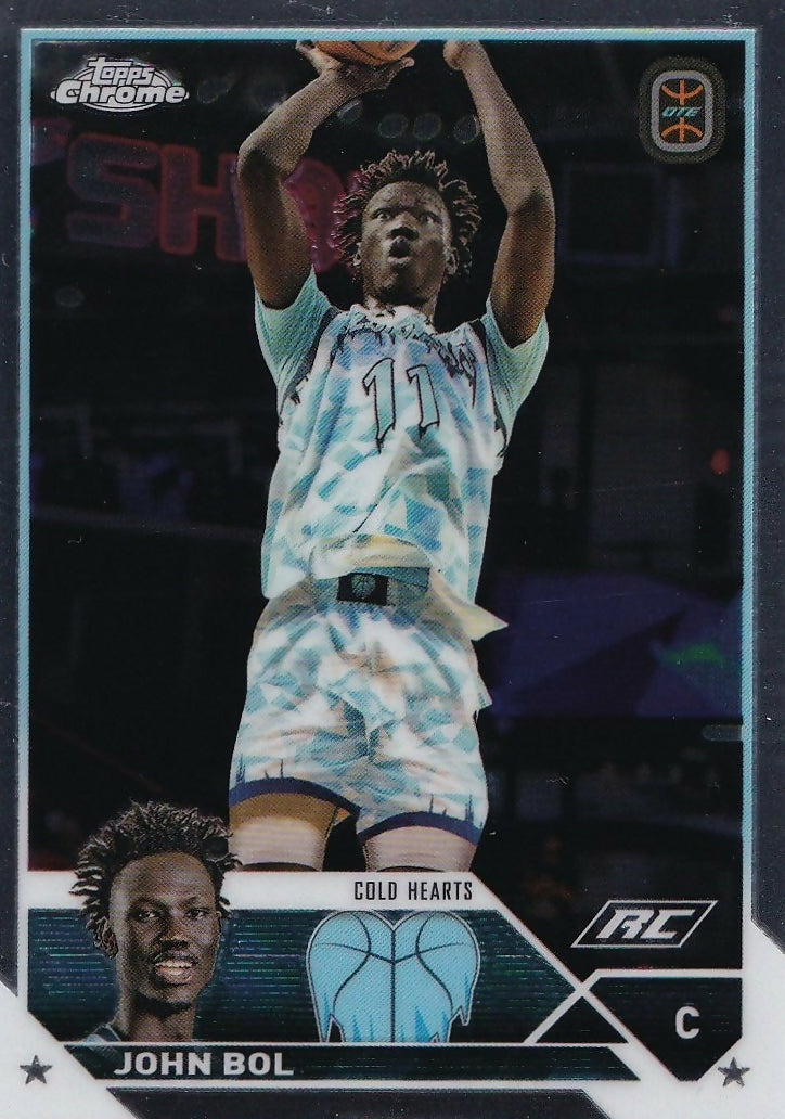 2023-24 Topps Chrome OTE Overtime Elite - Base #81 John Bol - Cold Hearts - A