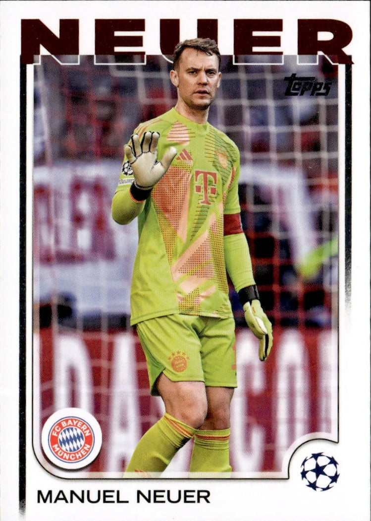 2024-25 Topps UEFA Club Competitions - Base #101 Manuel Neuer - FC Bayern Munchen - A