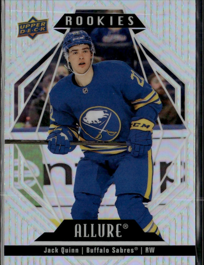 2022-23 Upper Deck Allure Hockey - Base - Rookies #124 Jack Quinn - Buffalo Sabres