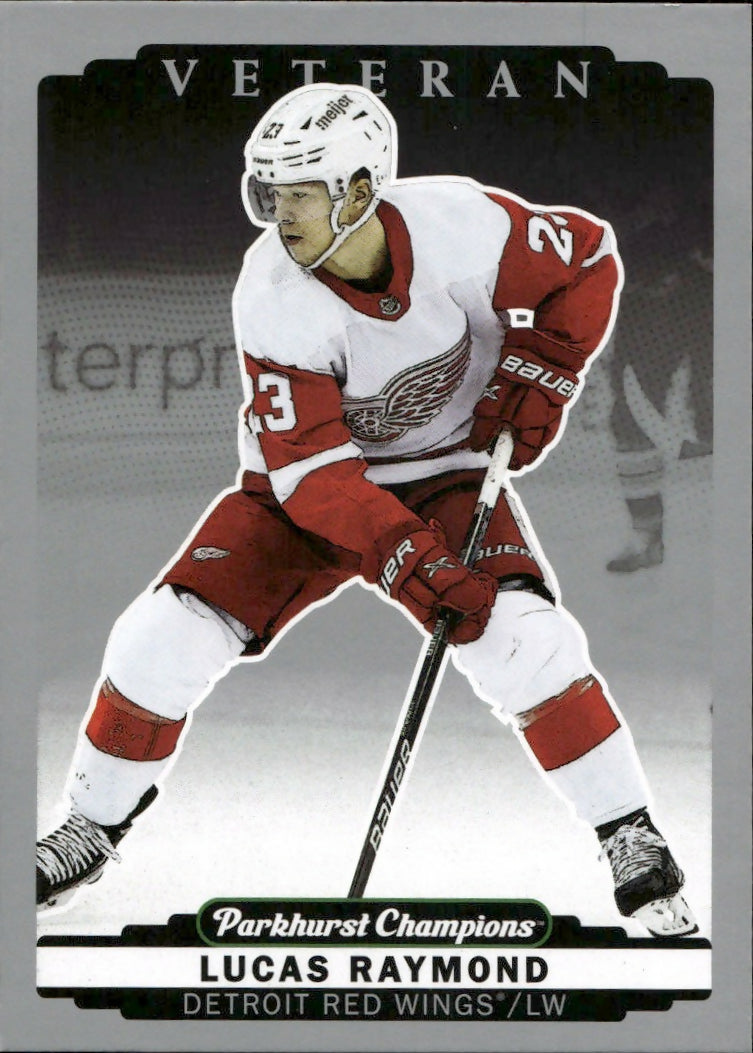 2022-23 Upper Deck Parkhurst Champions - Base - Silver #217 Lucas Raymond - Detroit Red Wings - A
