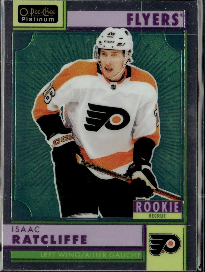 2022-23 Upper Deck O-Pee-Chee Platinum Hockey - Retro #R-78 Isaac Ratcliff - Philadelphia Flyers - A