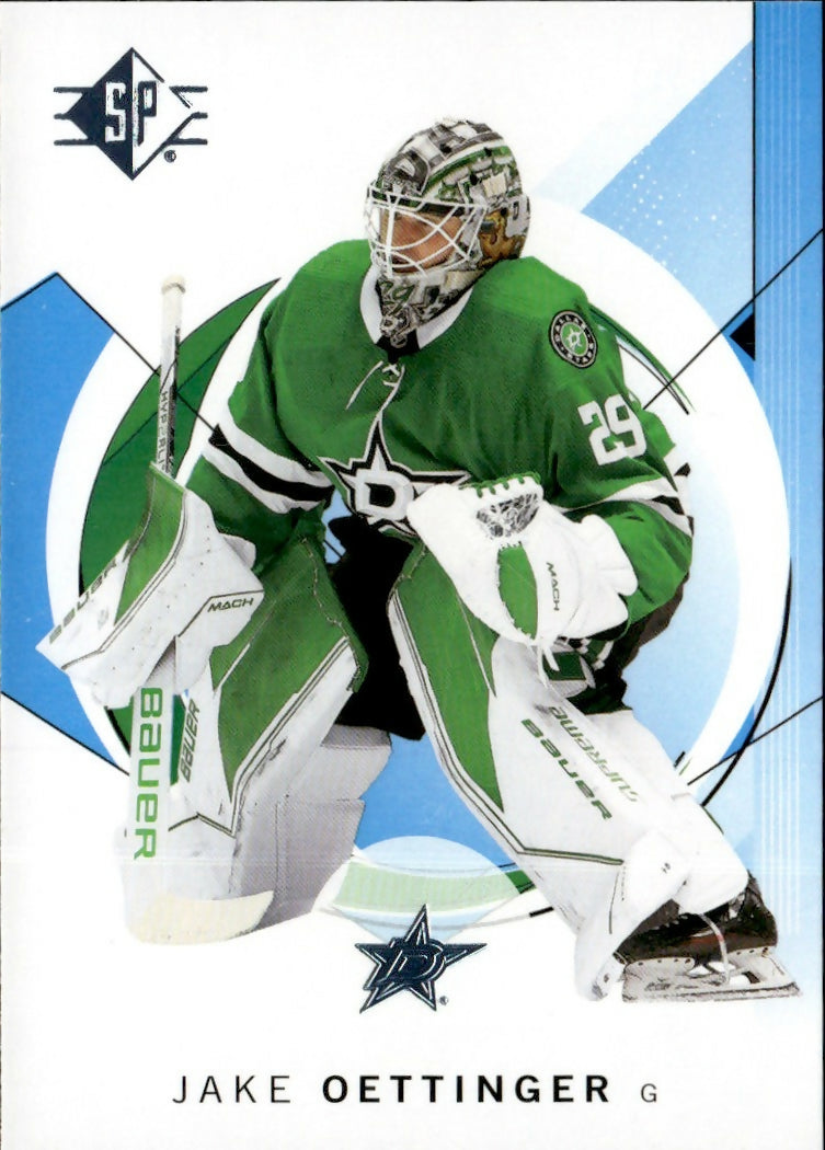 2024-25 SP Blue #30 Jake Oettinger Dallas Stars