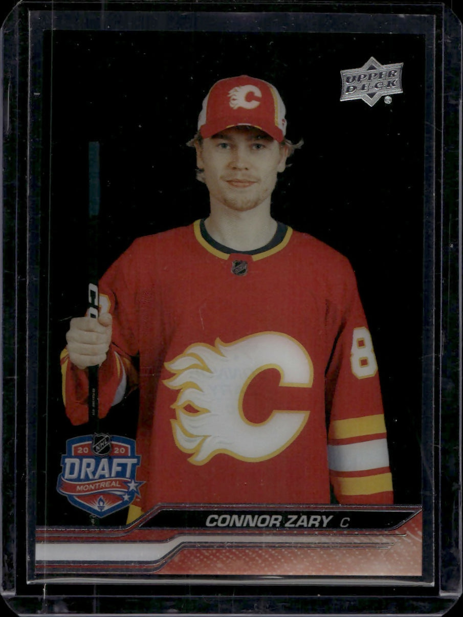 2023-24 Upper Deck Extended Series Hockey - Base - 1st Round Rookies - Clear Cut #737 Connor Zary - Calgary Flames - A