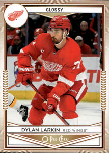 2024-25 Upper Deck Series 1 Hockey - O-Pee-Chee - Glossy #OG-20 Dylan Larkin - Detroit Red Wings - A