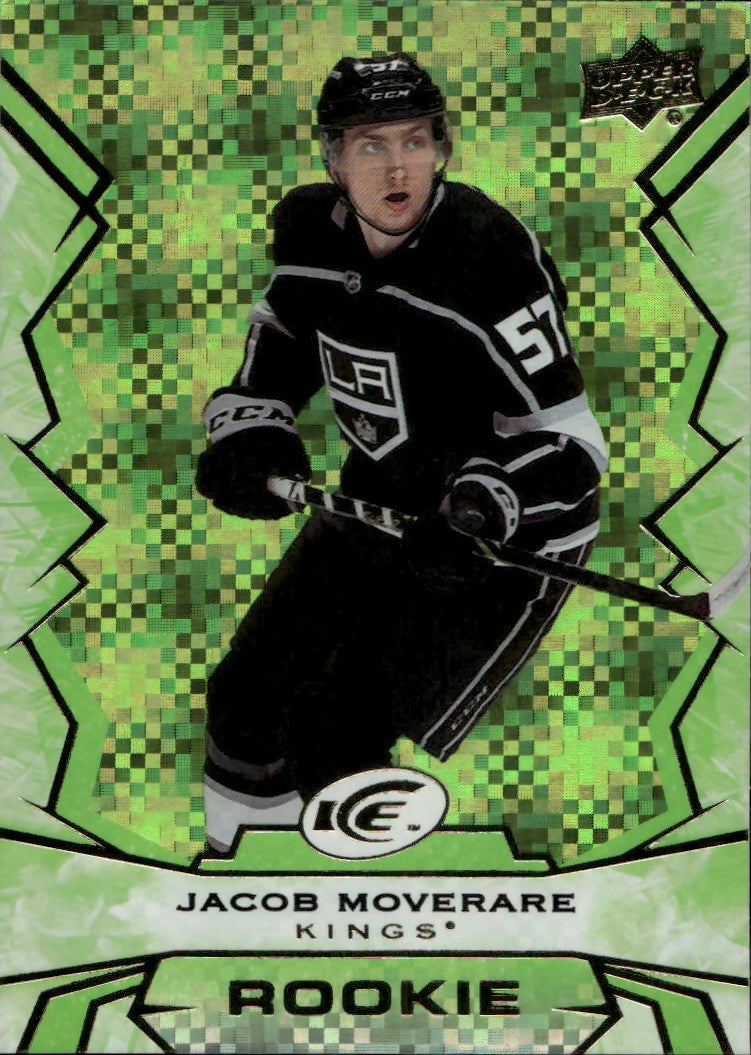 2022-23 Upper Deck Ice Hockey - Base - Rookie - Green #139 Jacob Moverare - Los Angeles Kings - A