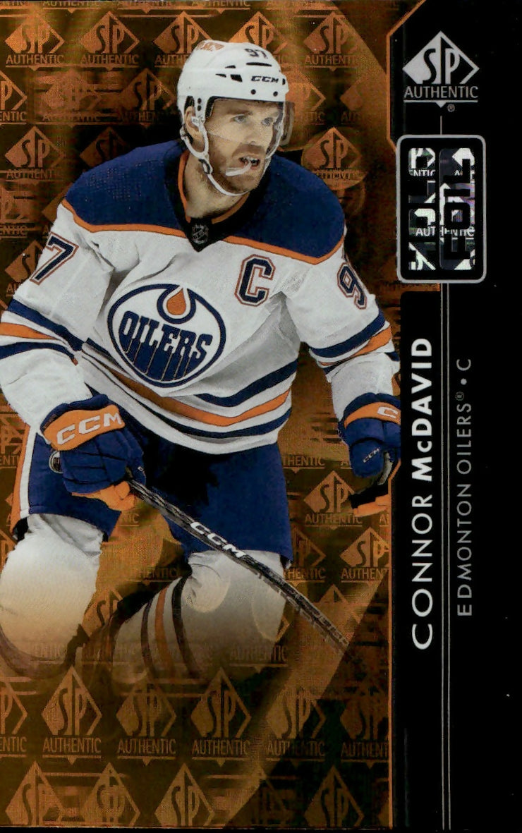 2023-24 Upper Deck SP Authentic Hockey - Holo Foil #H-1 Connor McDavid - Edmonton Oilers - A