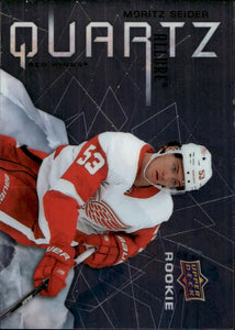 2021-22 Upper Deck Allure Hockey - Quartz #AQ-MS Moritz Seider - Detroit Red Wings - A