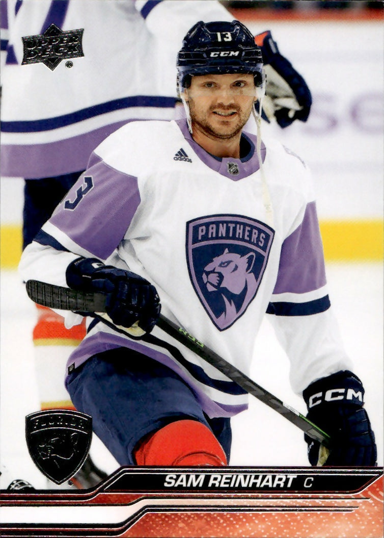 2023-24 Upper Deck Series 1 Hockey - Base #75 Sam Reinhart - Florida Panthers - A