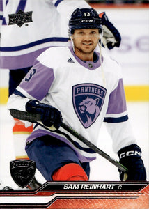 2023-24 Upper Deck Series 1 Hockey - Base #75 Sam Reinhart - Florida Panthers - A