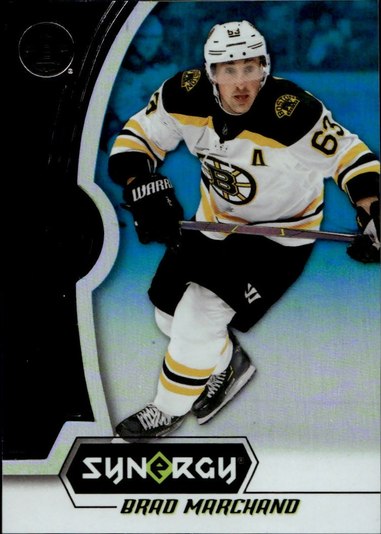 2018-19 Upper Deck Synergy - Base - Blue #6 Brad Marchand - Boston Bruins