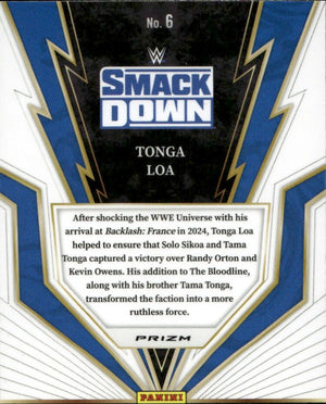 2024 Panini Select WWE - Turbocharged #6 Tonga Loa - B