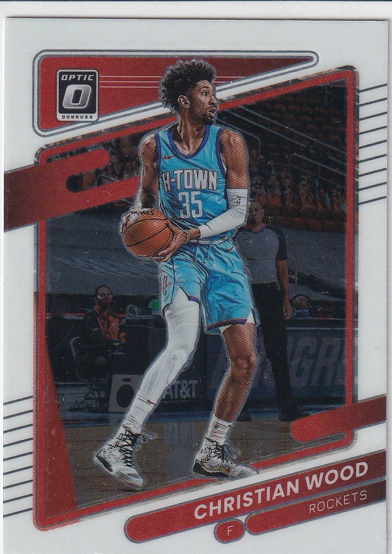 2021-22 Donruss Optic #93 Christian Wood Houston Rockets