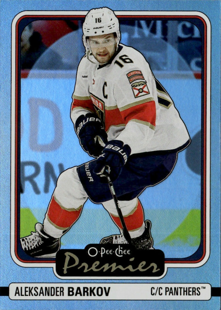 2024-25 Upper Deck O-Pee-Chee - Premier #P-22 Aleksander Barkov - Florida Panthers - A