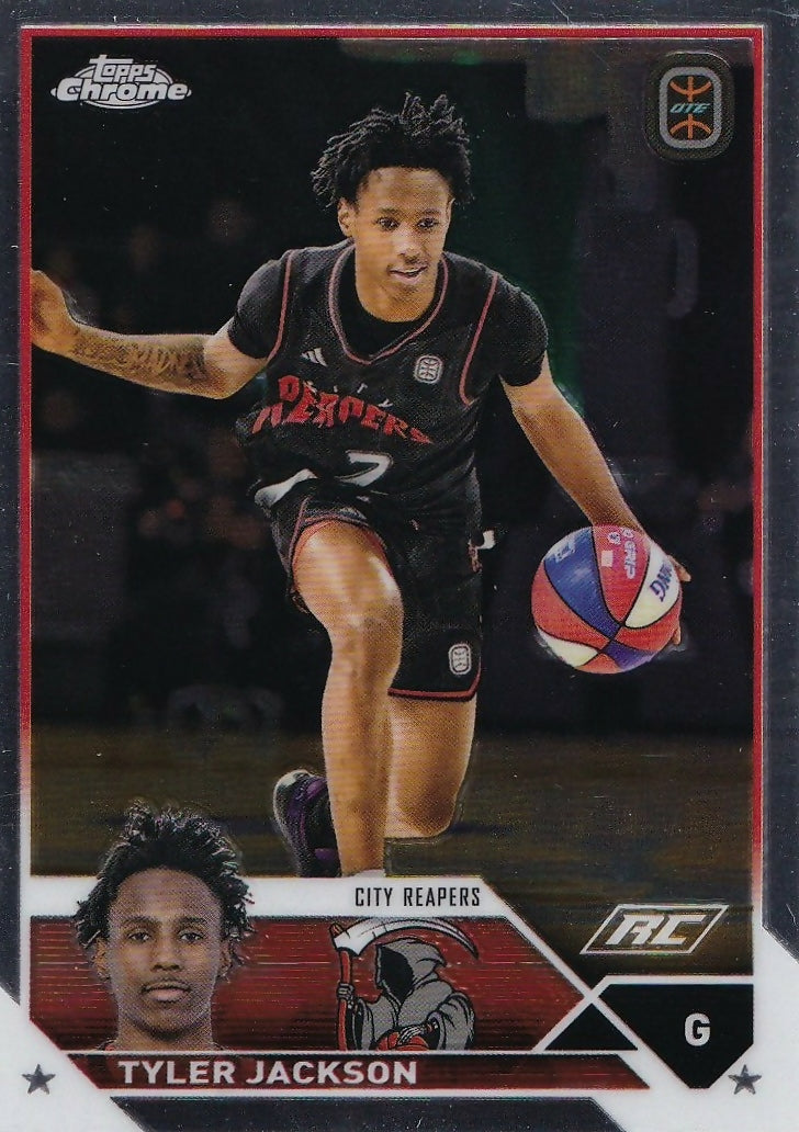 2023-24 Topps Chrome OTE Overtime Elite - Base #72 Tyler Jackson - City Reapers - A
