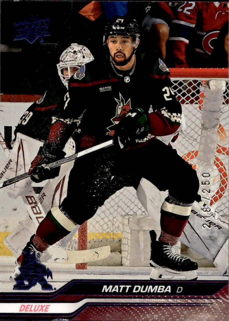 2023-24 Upper Deck Extended Series - Base - Delux :250 #510 Matt Dumba - Arizona Coyotes - A