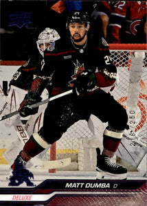 2023-24 Upper Deck Extended Series - Base - Delux :250 #510 Matt Dumba - Arizona Coyotes - A