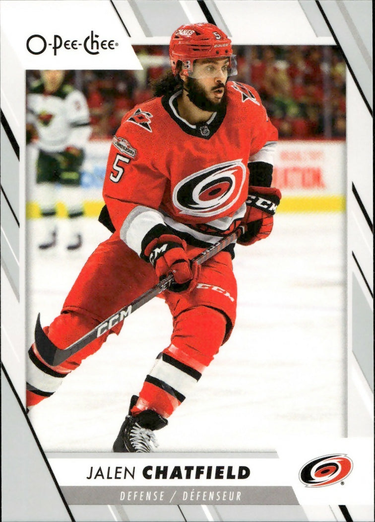 2023-24 Upper Deck O-Pee-Chee Hockey - Base #267 Jalen Chatfield - Carolina Hurricanes