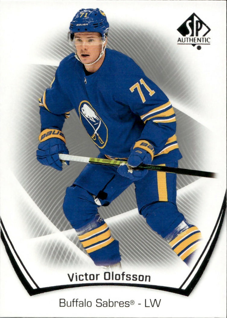 2021-22 Upper Deck SP Authentic Hockey - Base #64 Victor Olofsson - Buffalo Sabres - A