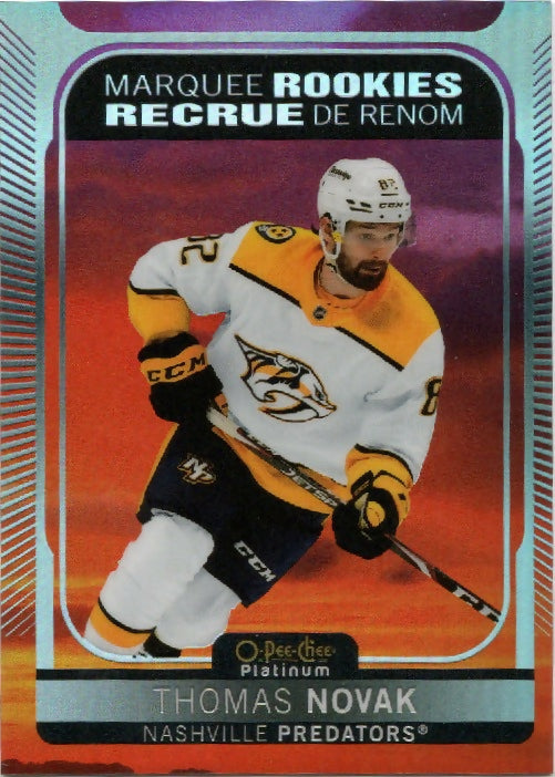 2021-22 Upper Deck O-Pee-Chee Platinum Hockey - Base - Sunset #300 Thomas Novak - Nashville Predators - A