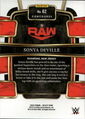 2024 Panini Select WWE - Concourse #62 Sonya Deville - B