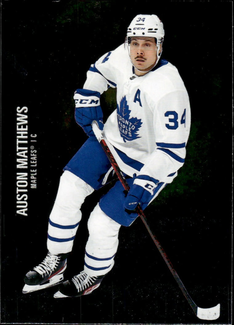 2021-22 Upper Deck Skybox Metal Universe Hockey Base #25 Auston Matthews - Toronto Maple Leafs - A